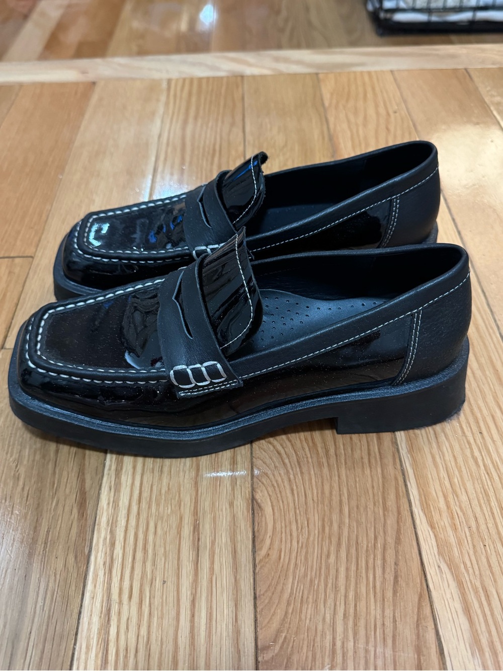 G.H. Bass & Co. Women's Black Patent Penny Loafers
